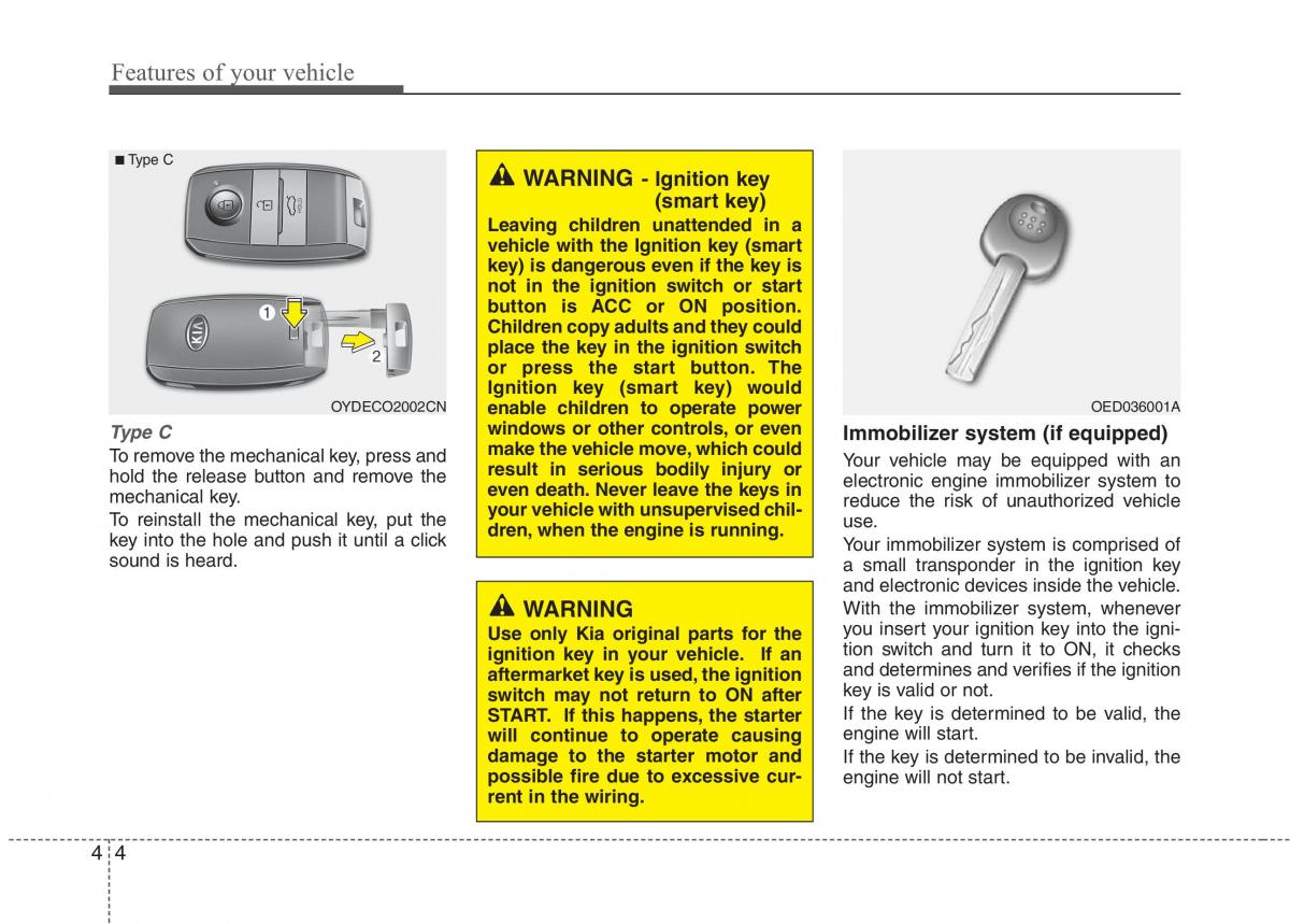 KIA Picanto II 2 owners manual / page 79