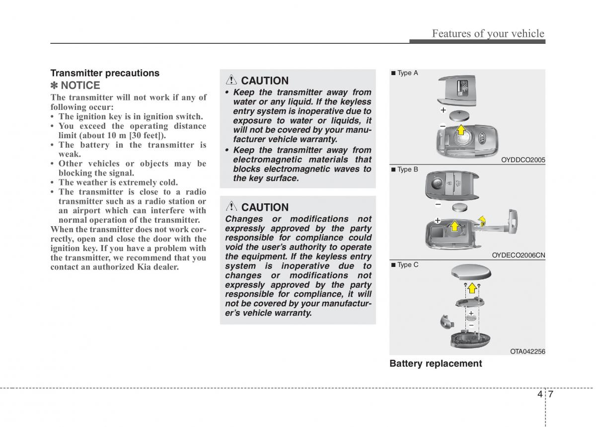 KIA Picanto II 2 owners manual / page 82