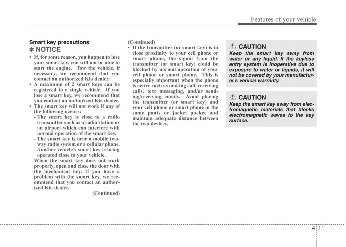 KIA Picanto II 2 owners manual / page 86