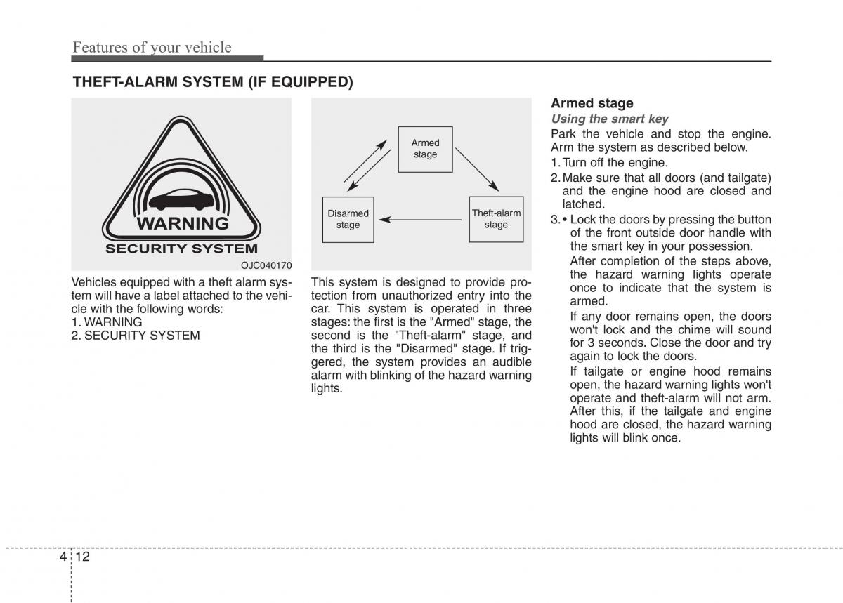 KIA Picanto II 2 owners manual / page 87