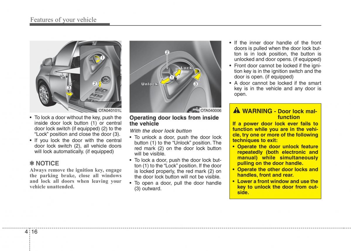 KIA Picanto II 2 owners manual / page 91