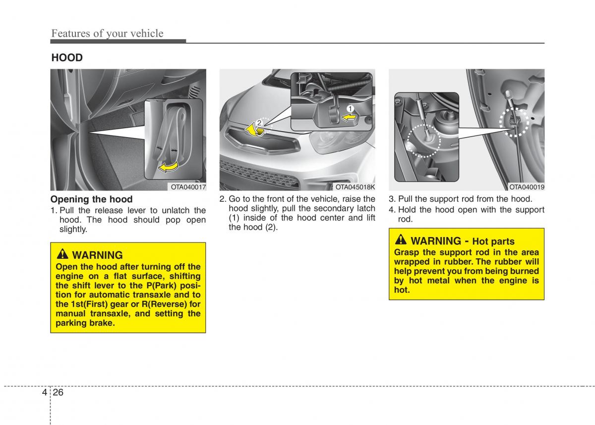 KIA Picanto II 2 owners manual / page 101