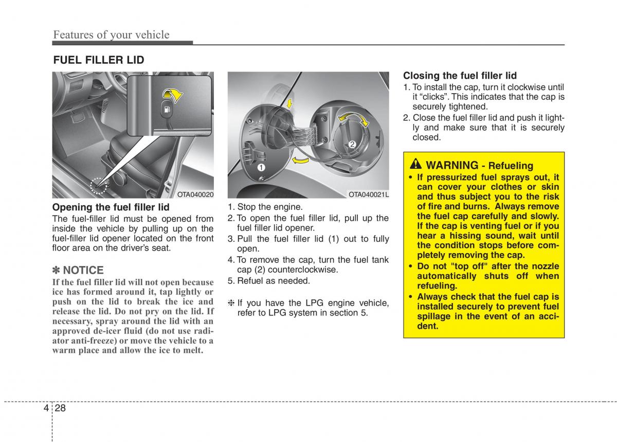 KIA Picanto II 2 owners manual / page 103