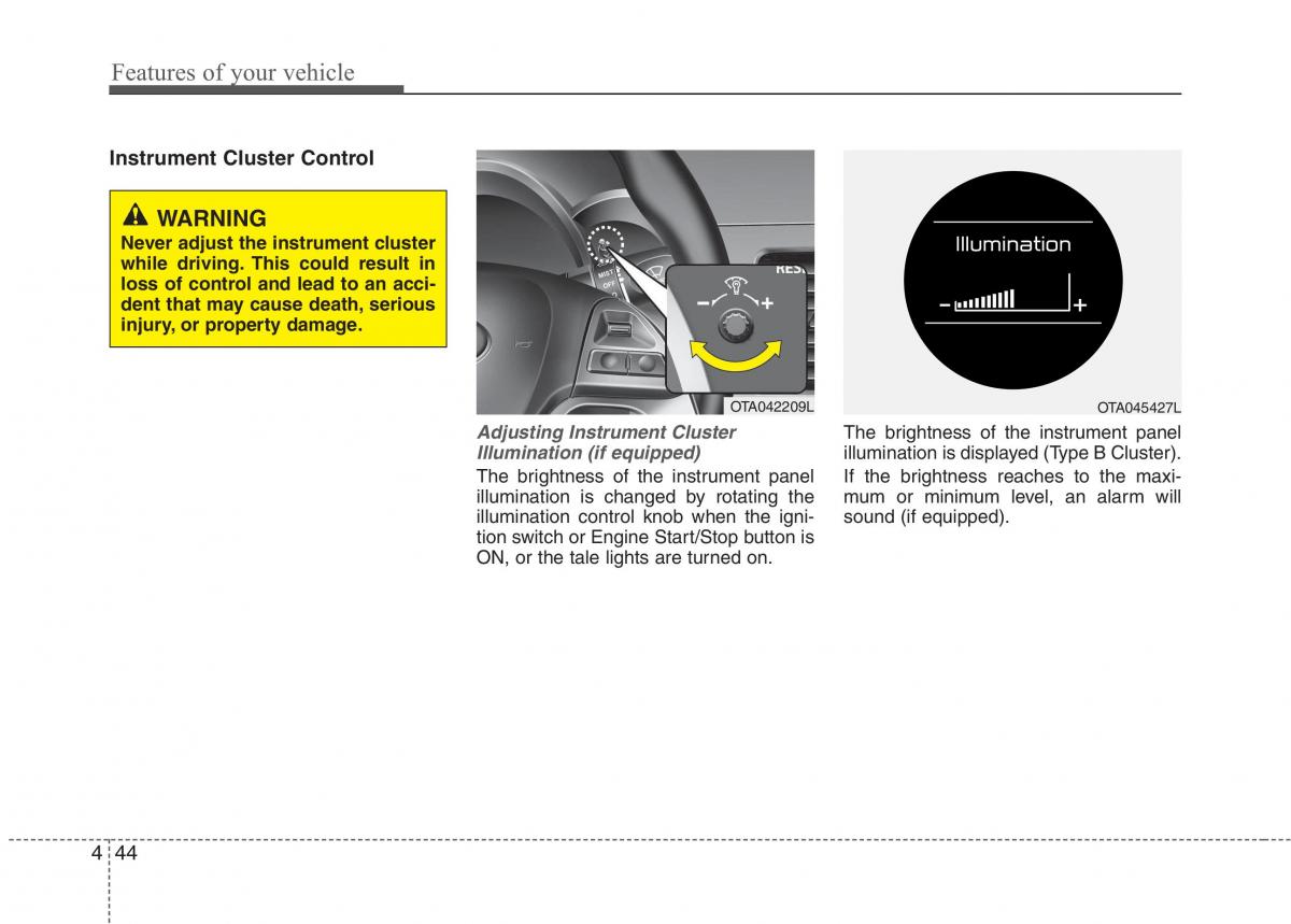 KIA Picanto II 2 owners manual / page 119