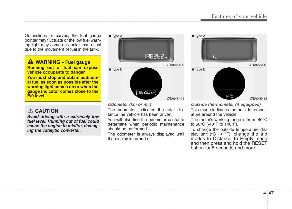 KIA Picanto II 2 owners manual / page 122