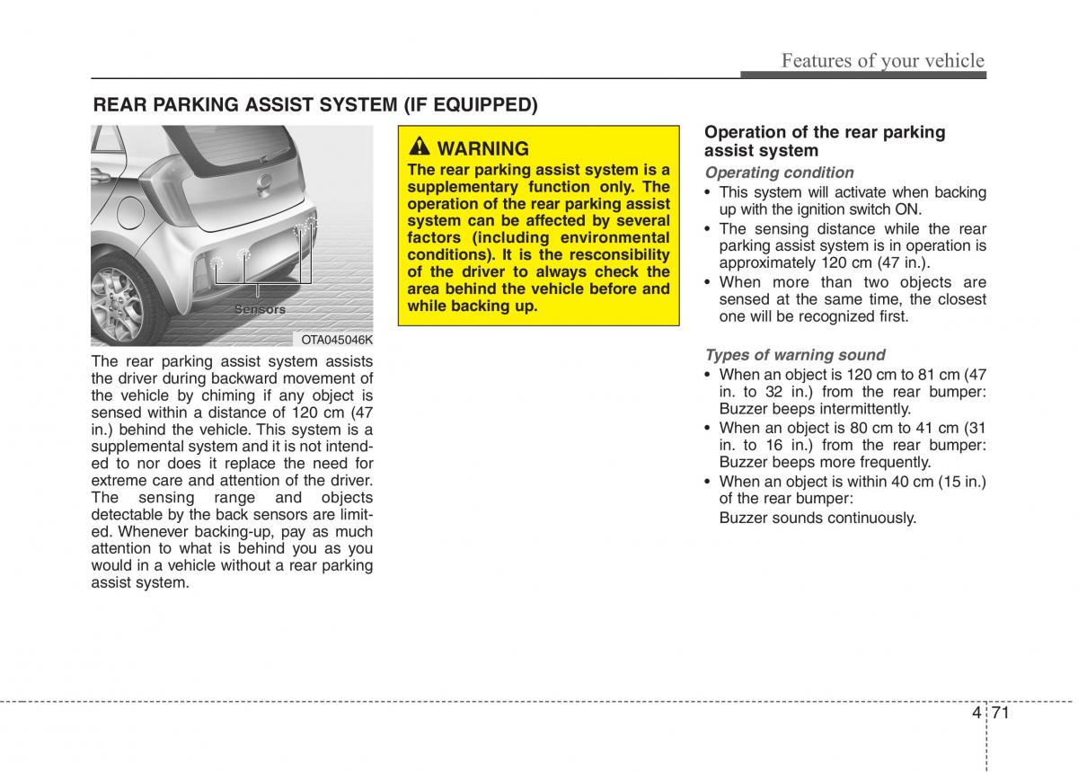 KIA Picanto II 2 owners manual / page 146