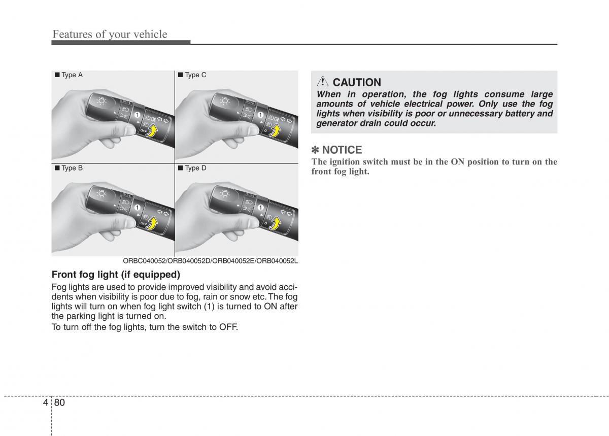 KIA Picanto II 2 owners manual / page 155