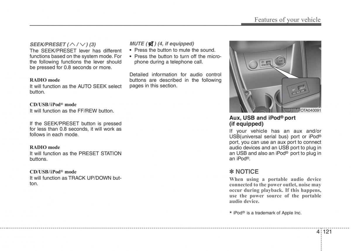 KIA Picanto II 2 owners manual / page 196