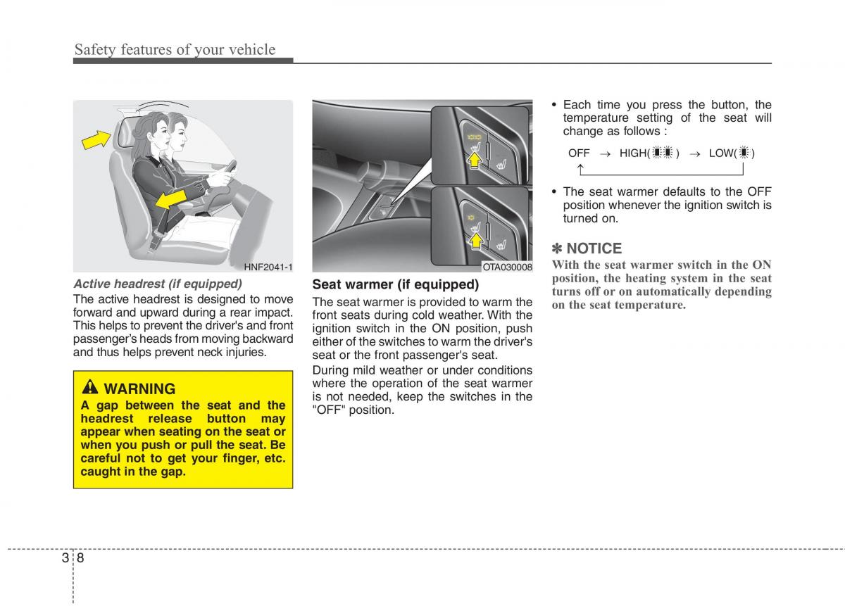 KIA Picanto II 2 owners manual / page 20