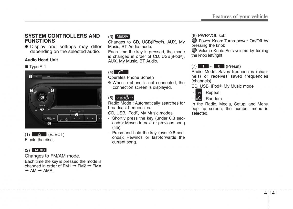 KIA Picanto II 2 owners manual / page 216