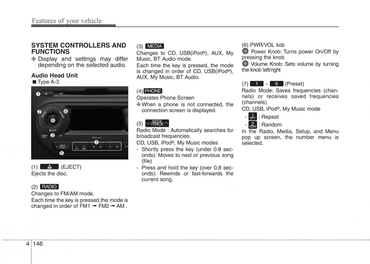 KIA Picanto II 2 owners manual / page 221