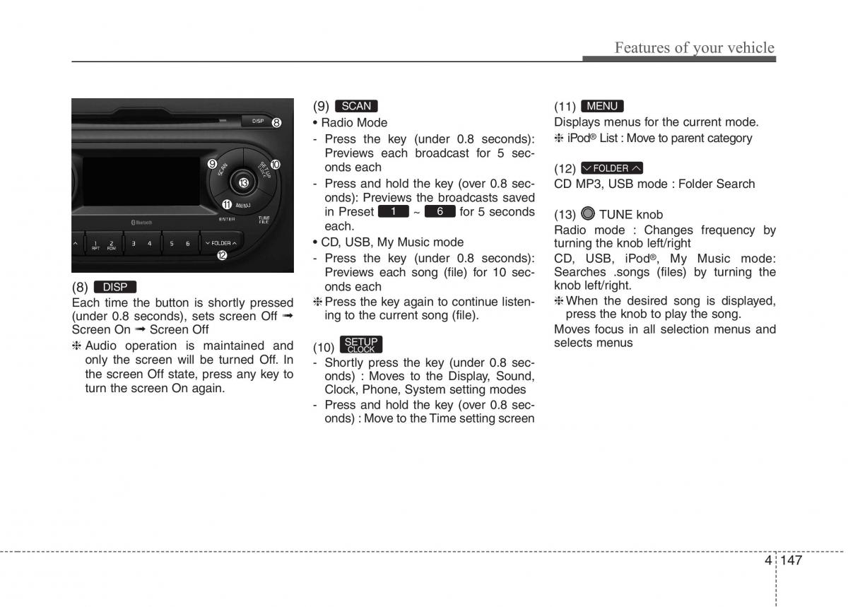 KIA Picanto II 2 owners manual / page 222