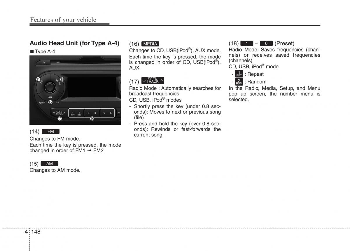 KIA Picanto II 2 owners manual / page 223