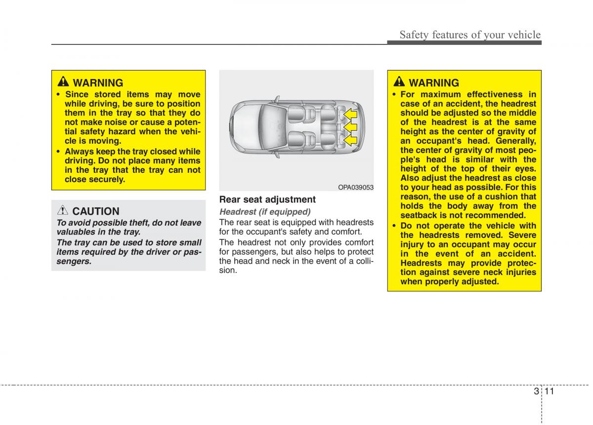 KIA Picanto II 2 owners manual / page 23