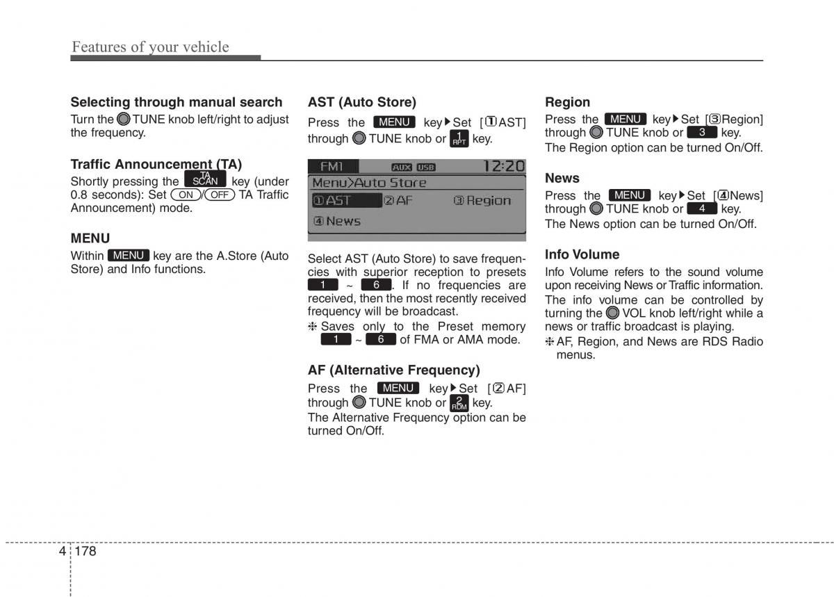 KIA Picanto II 2 owners manual / page 253