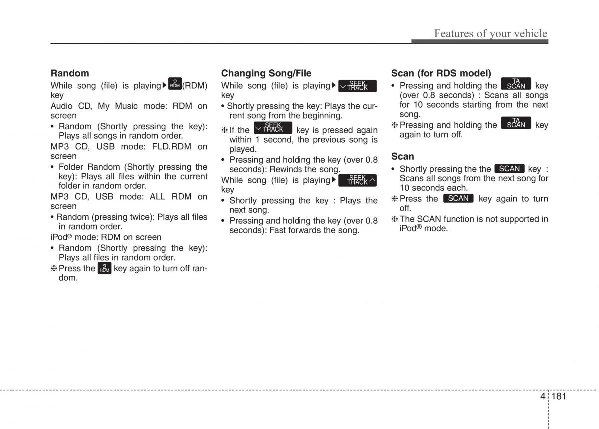 KIA Picanto II 2 owners manual / page 256