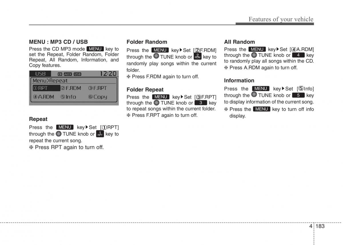 KIA Picanto II 2 owners manual / page 258