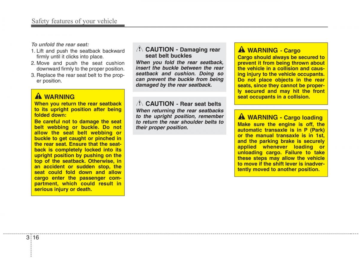 KIA Picanto II 2 owners manual / page 28