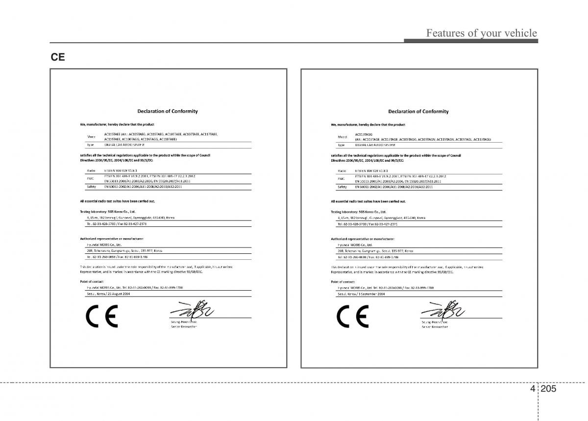 KIA Picanto II 2 owners manual / page 280