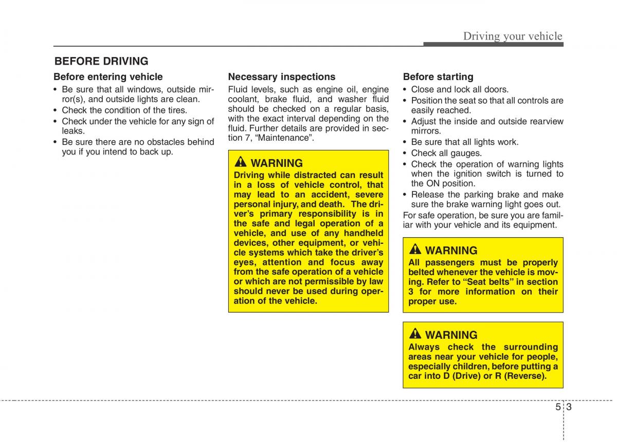 KIA Picanto II 2 owners manual / page 285