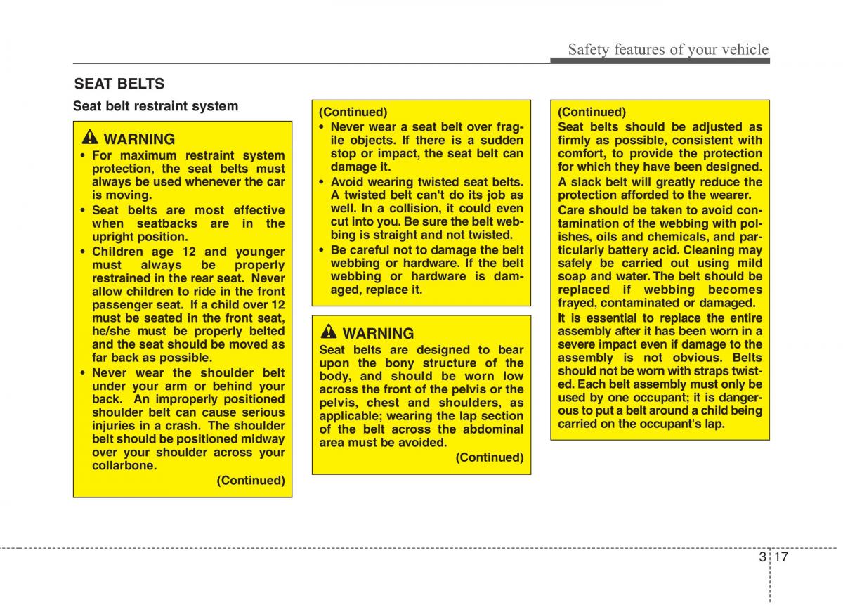 KIA Picanto II 2 owners manual / page 29