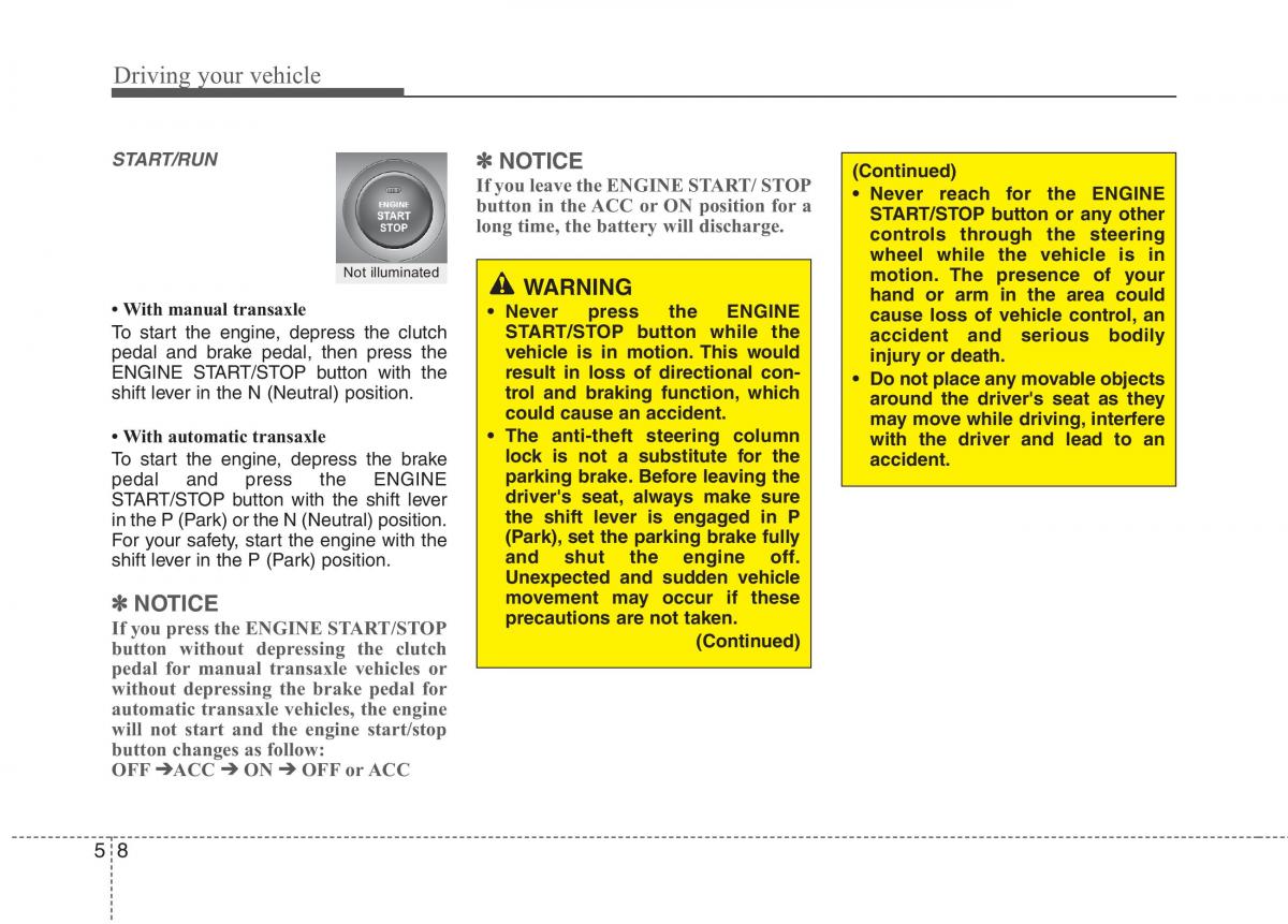 KIA Picanto II 2 owners manual / page 290