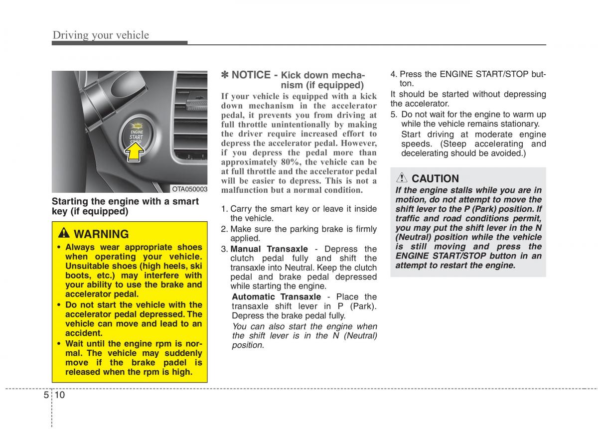 KIA Picanto II 2 owners manual / page 292