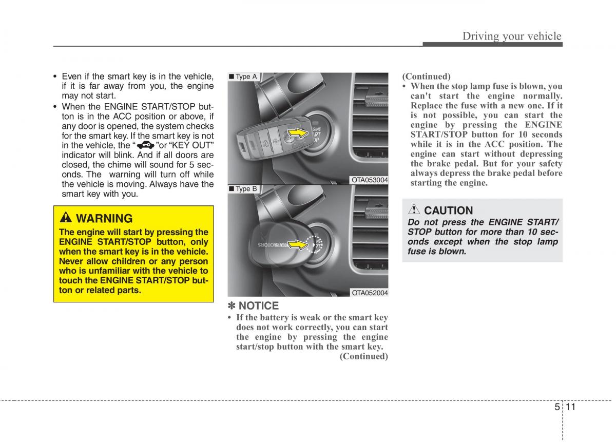 KIA Picanto II 2 owners manual / page 293