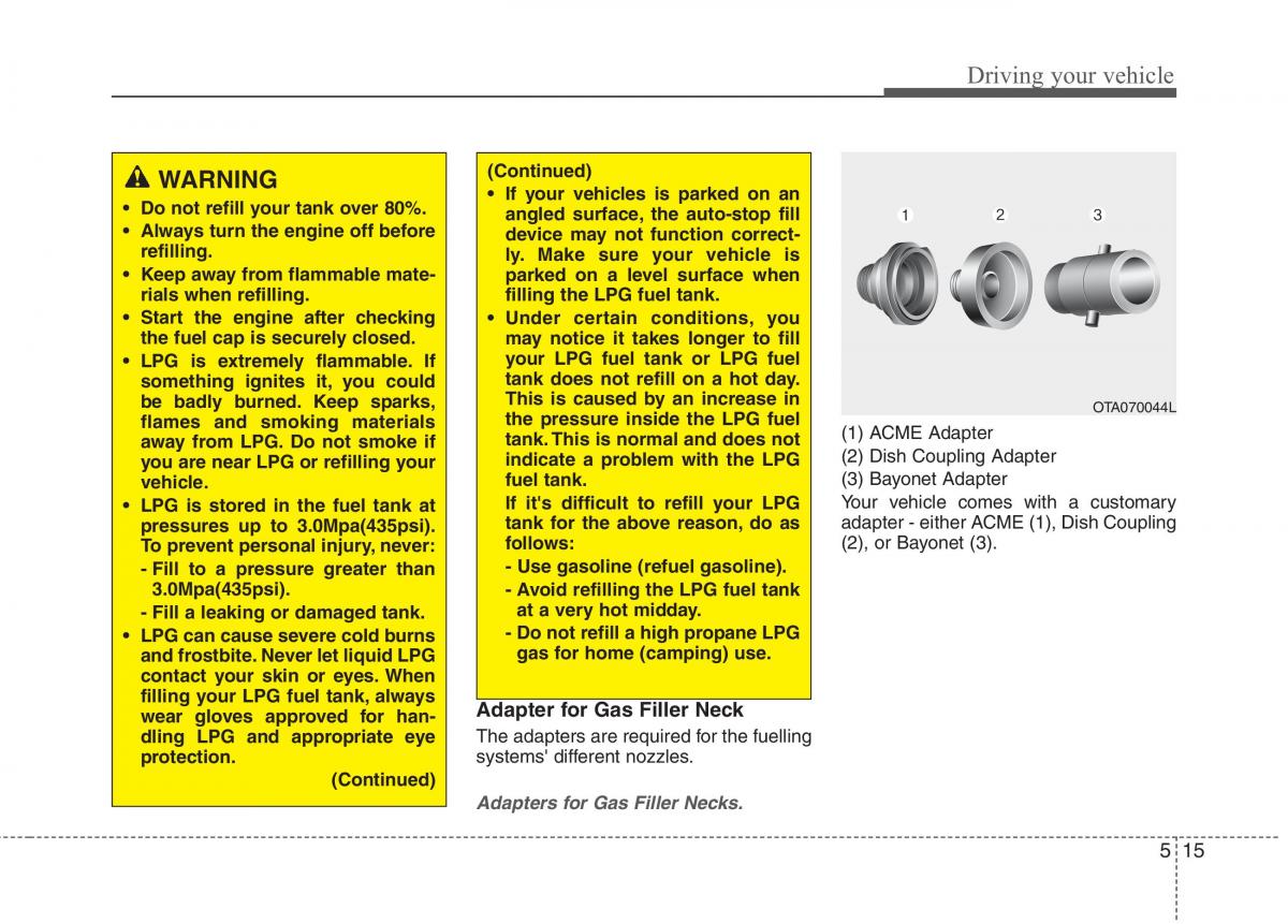 KIA Picanto II 2 owners manual / page 297