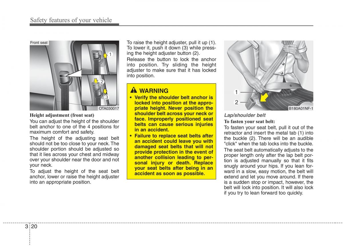 KIA Picanto II 2 owners manual / page 32