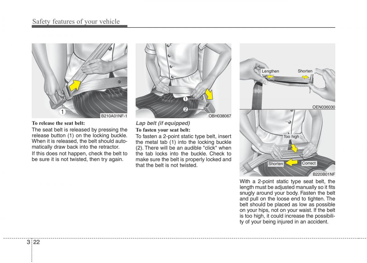 KIA Picanto II 2 owners manual / page 34