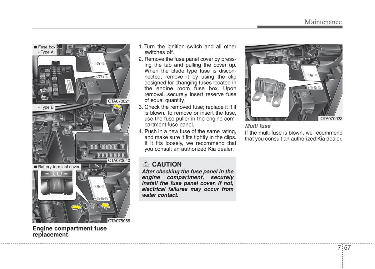 KIA Picanto II 2 owners manual / page 435