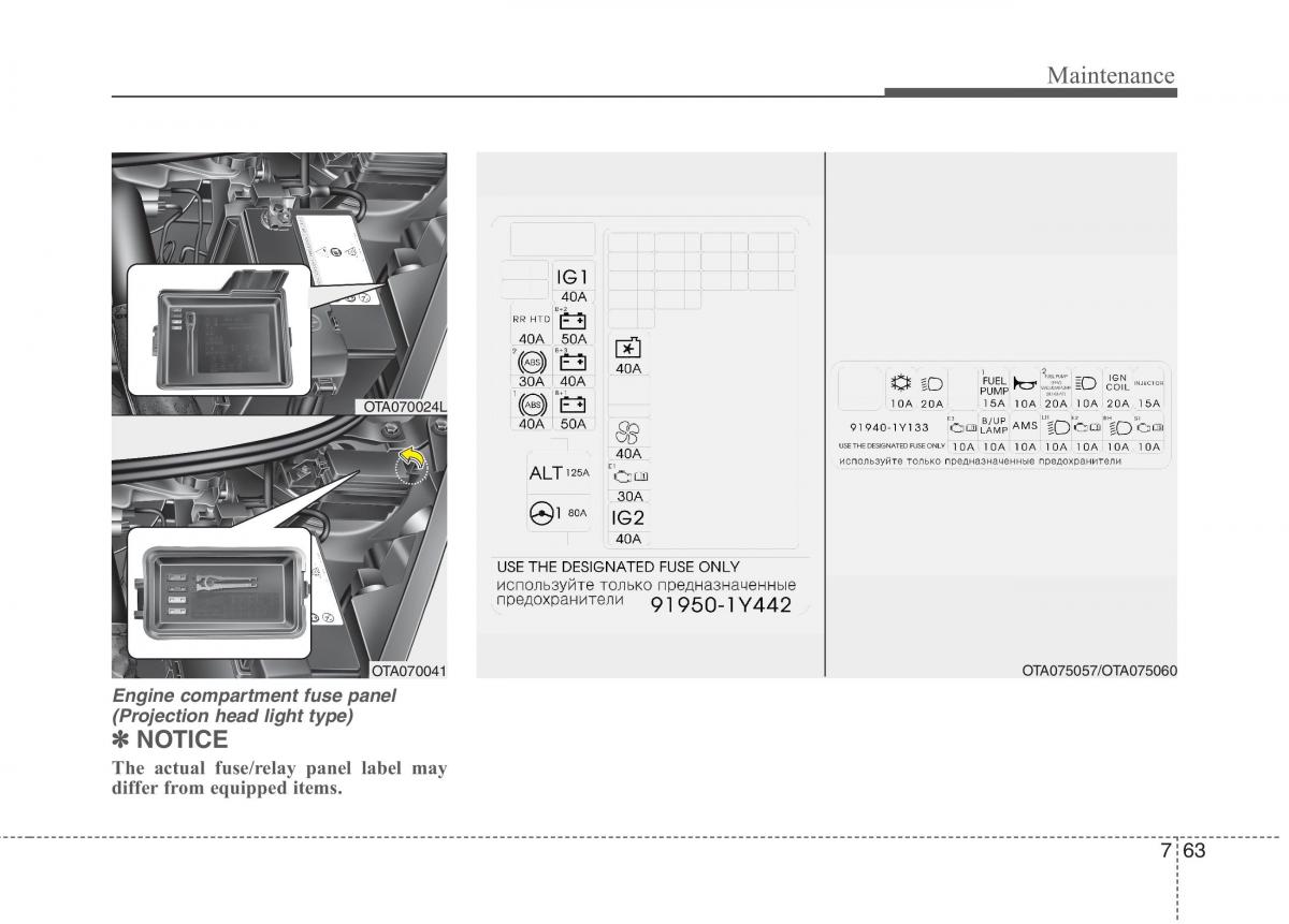 KIA Picanto II 2 owners manual / page 441