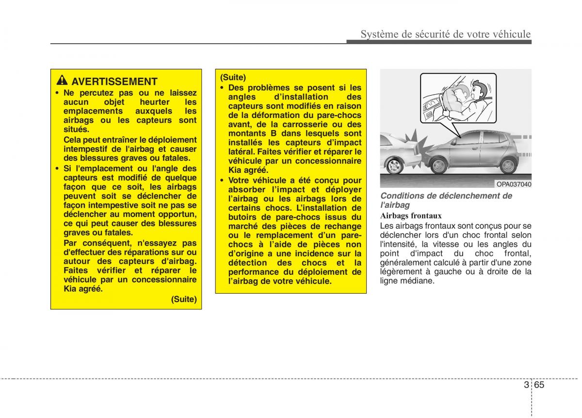 KIA Picanto II 2 manuel du proprietaire / page 78