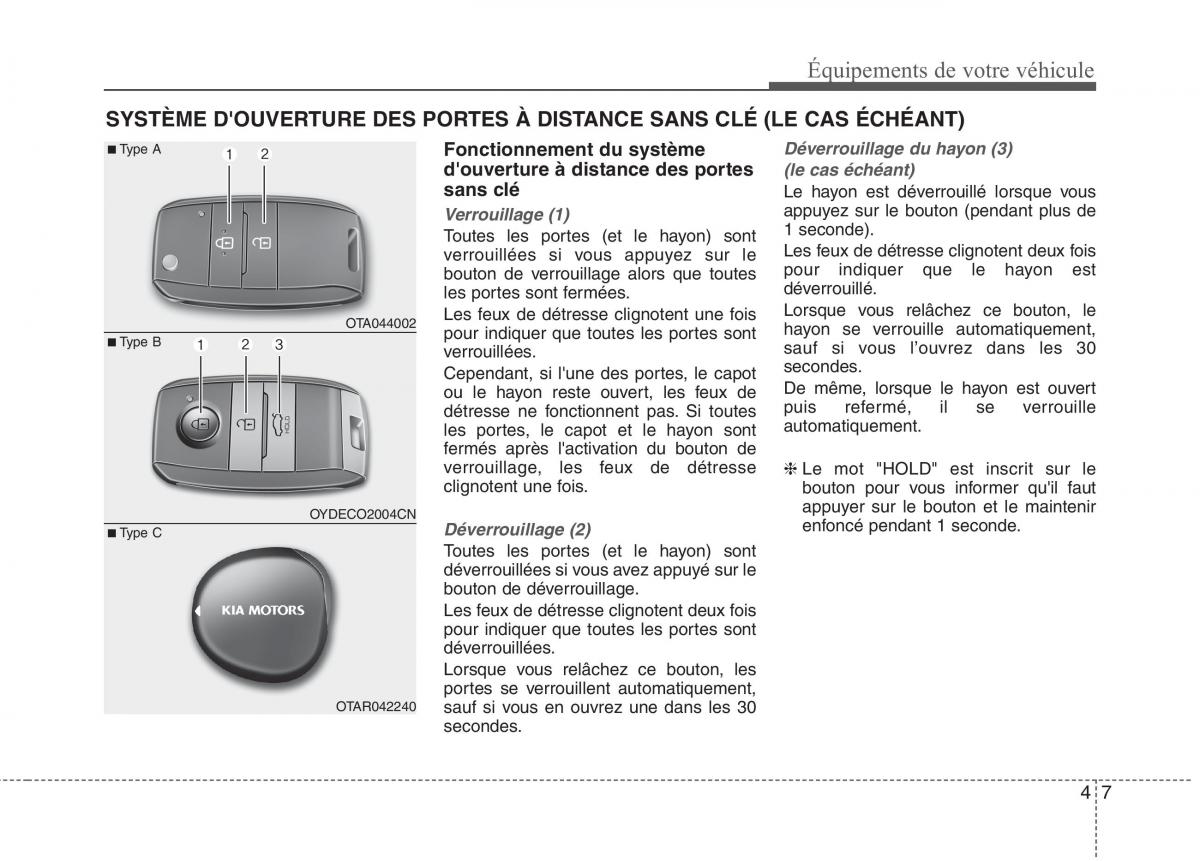 KIA Picanto II 2 manuel du proprietaire / page 91