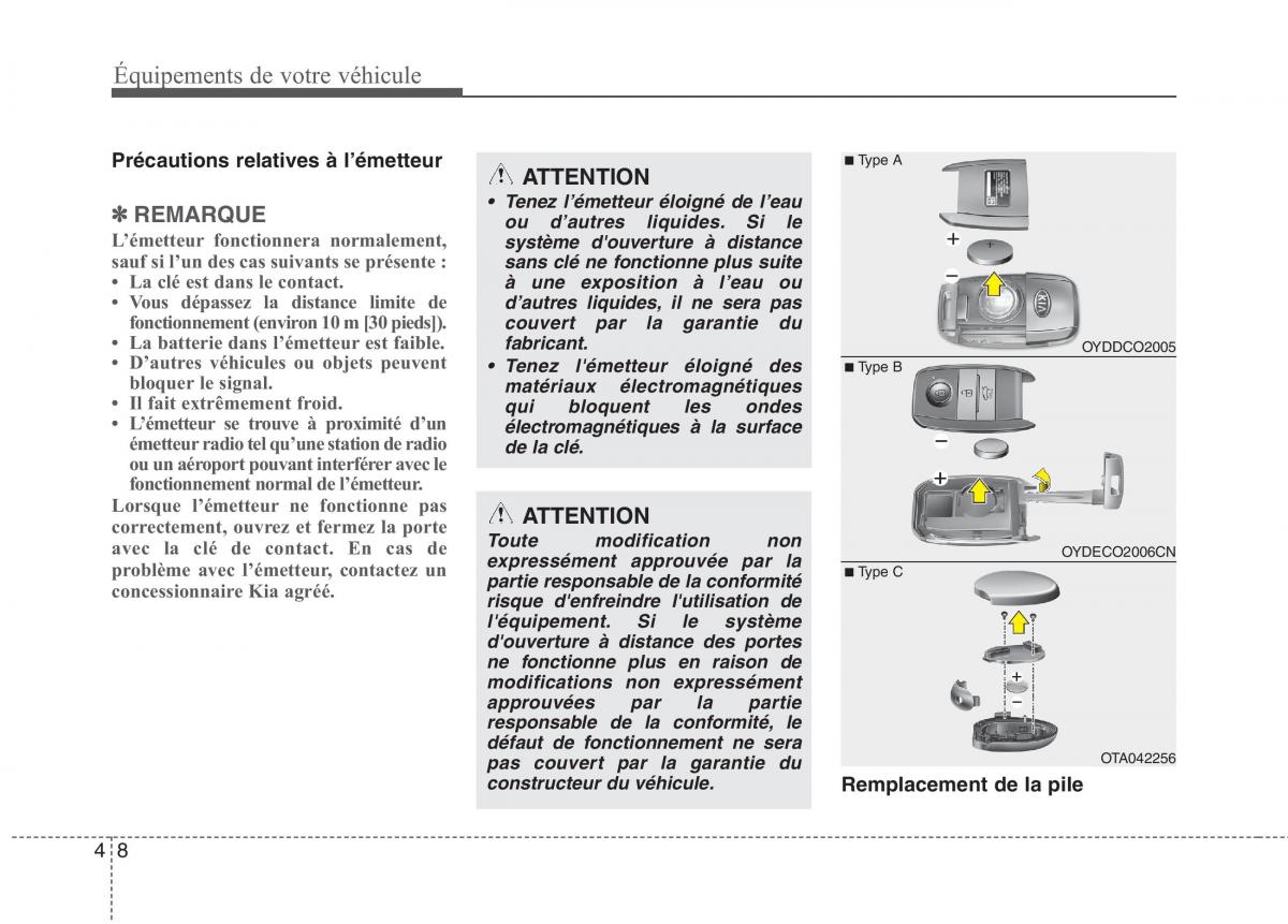 KIA Picanto II 2 manuel du proprietaire / page 92