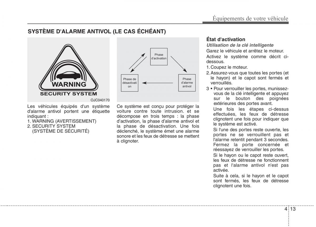 KIA Picanto II 2 manuel du proprietaire / page 97