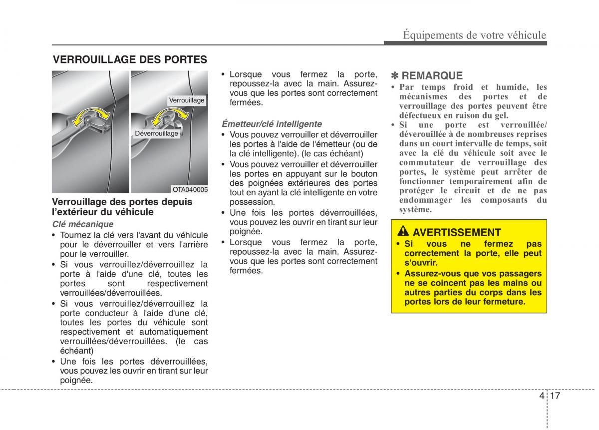 KIA Picanto II 2 manuel du proprietaire / page 101