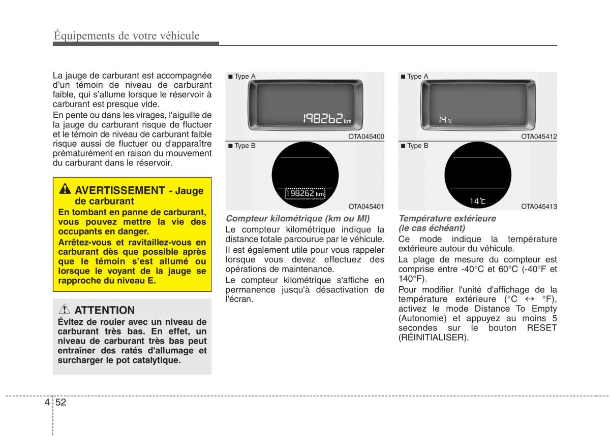 KIA Picanto II 2 manuel du proprietaire / page 136