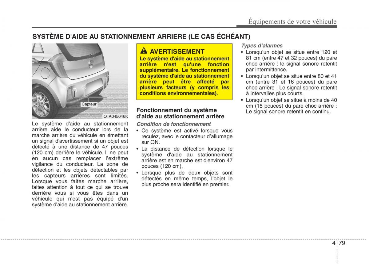 KIA Picanto II 2 manuel du proprietaire / page 163