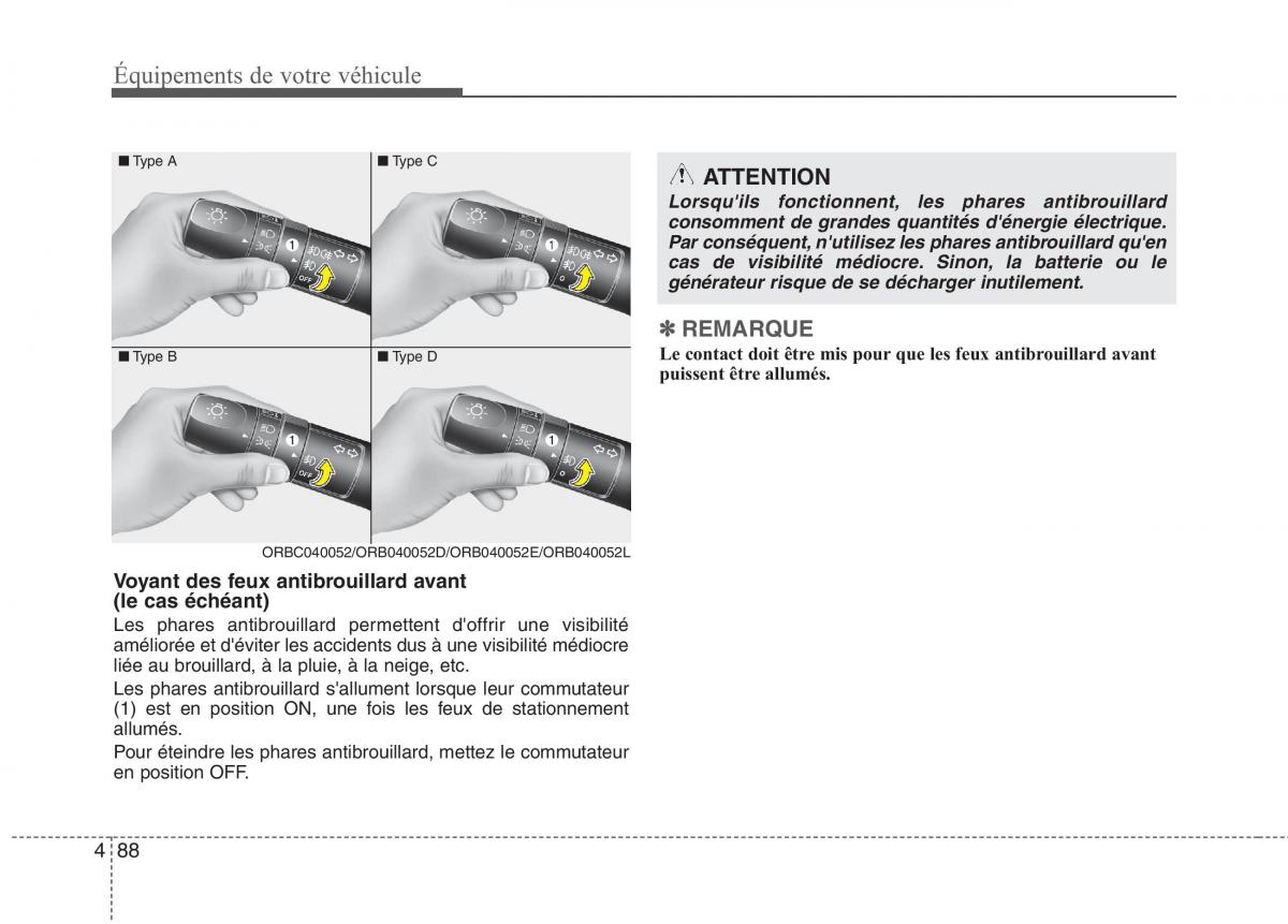 KIA Picanto II 2 manuel du proprietaire / page 172