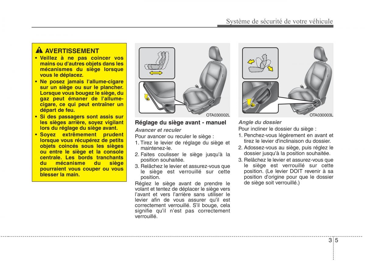 KIA Picanto II 2 manuel du proprietaire / page 18