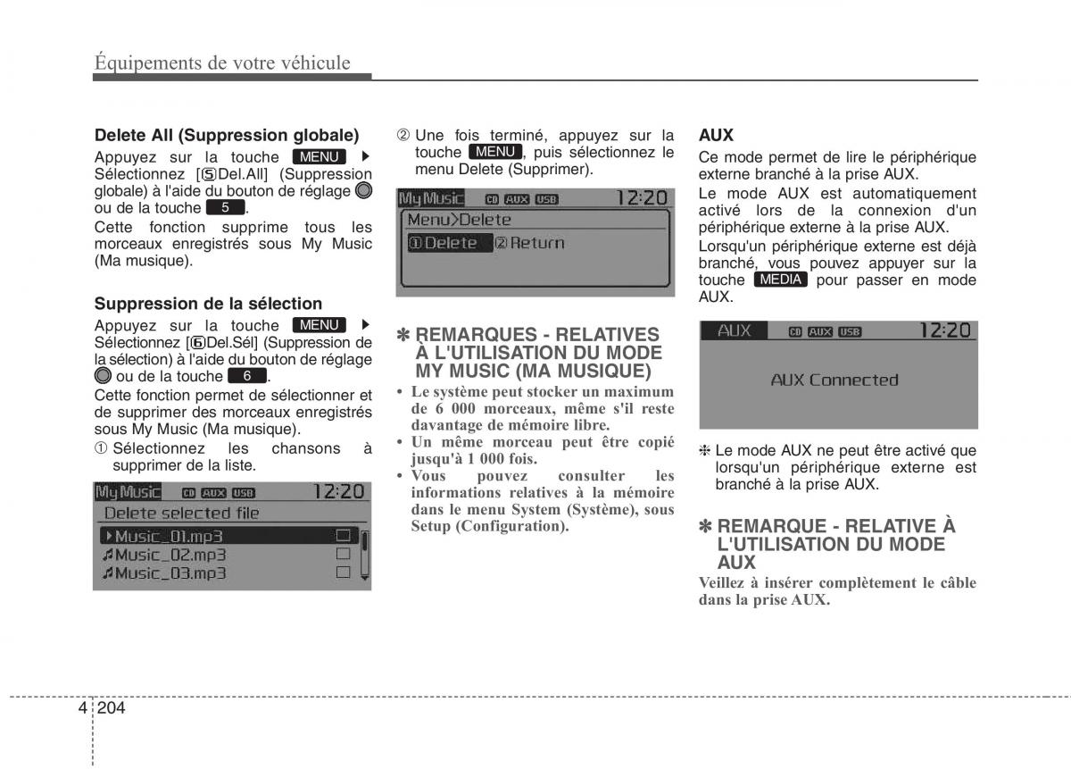 KIA Picanto II 2 manuel du proprietaire / page 288