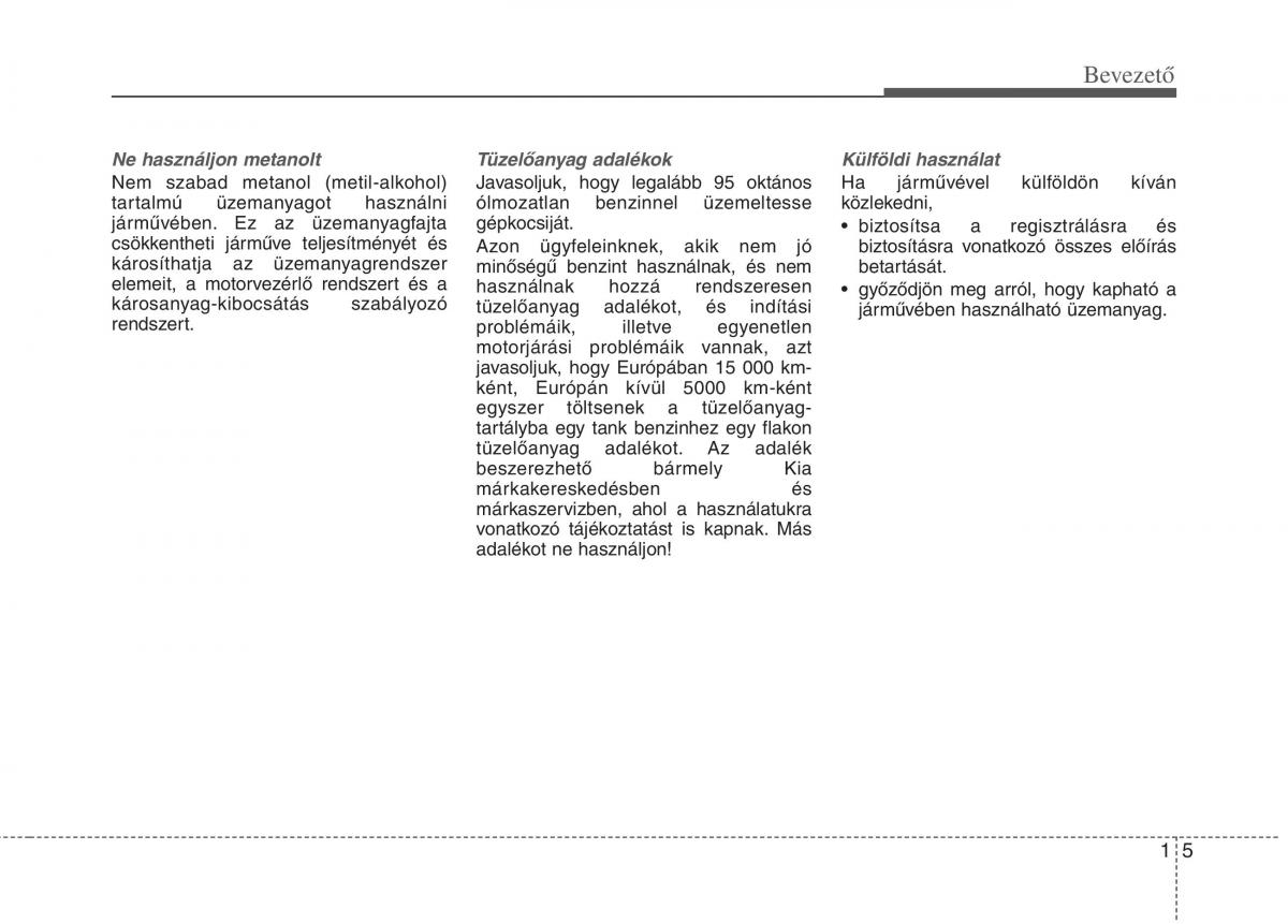 KIA Picanto II 2 Kezelesi utmutato / page 8