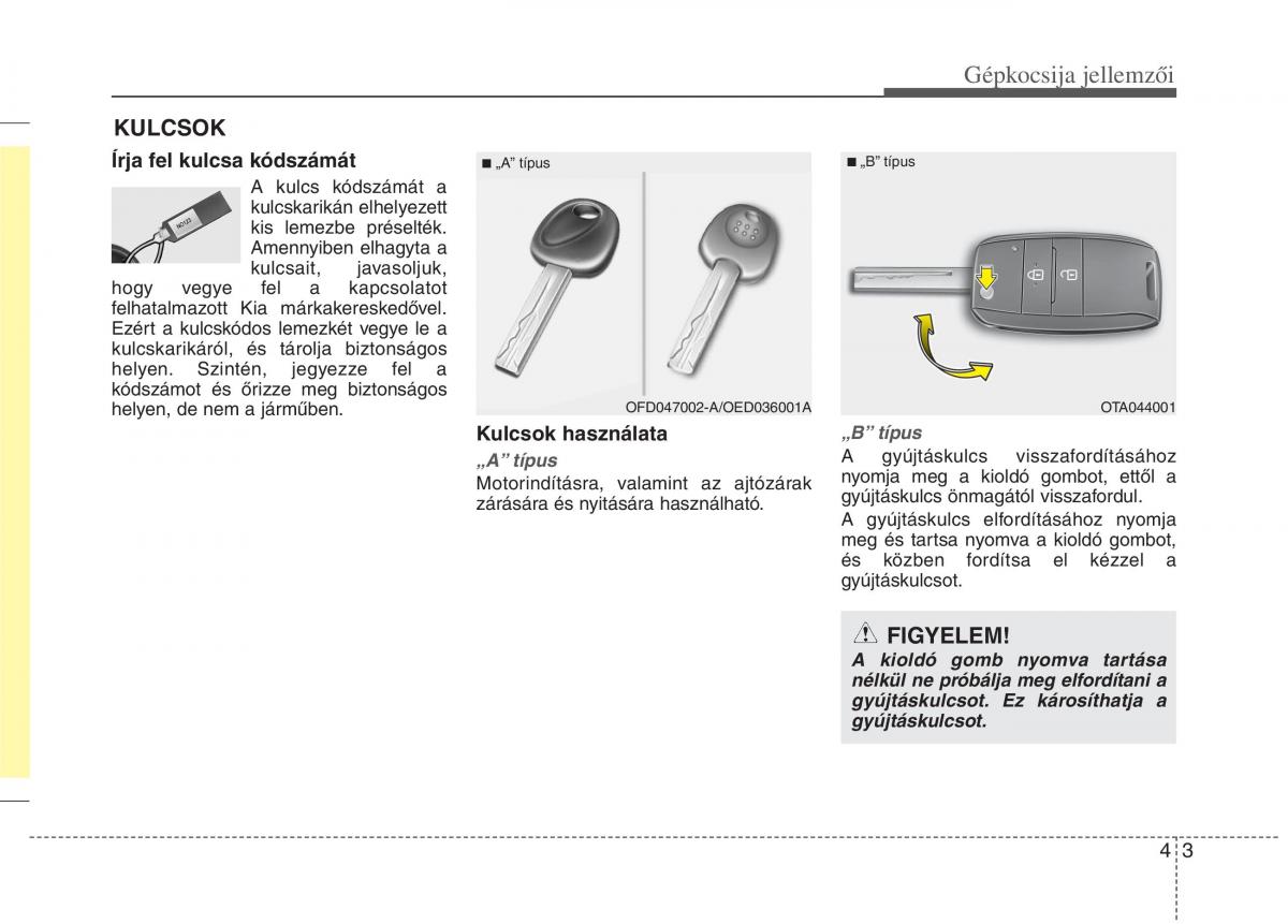 KIA Picanto II 2 Kezelesi utmutato / page 85