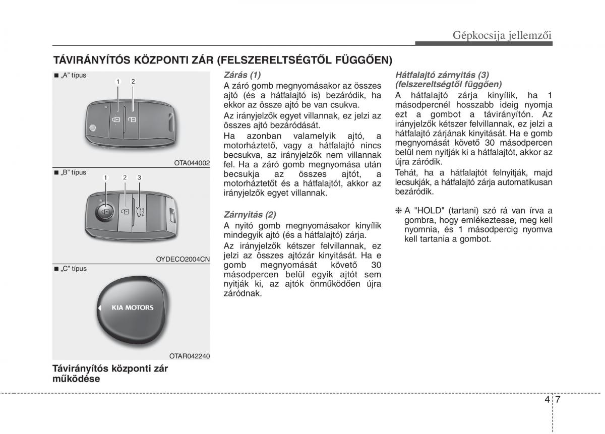 KIA Picanto II 2 Kezelesi utmutato / page 89