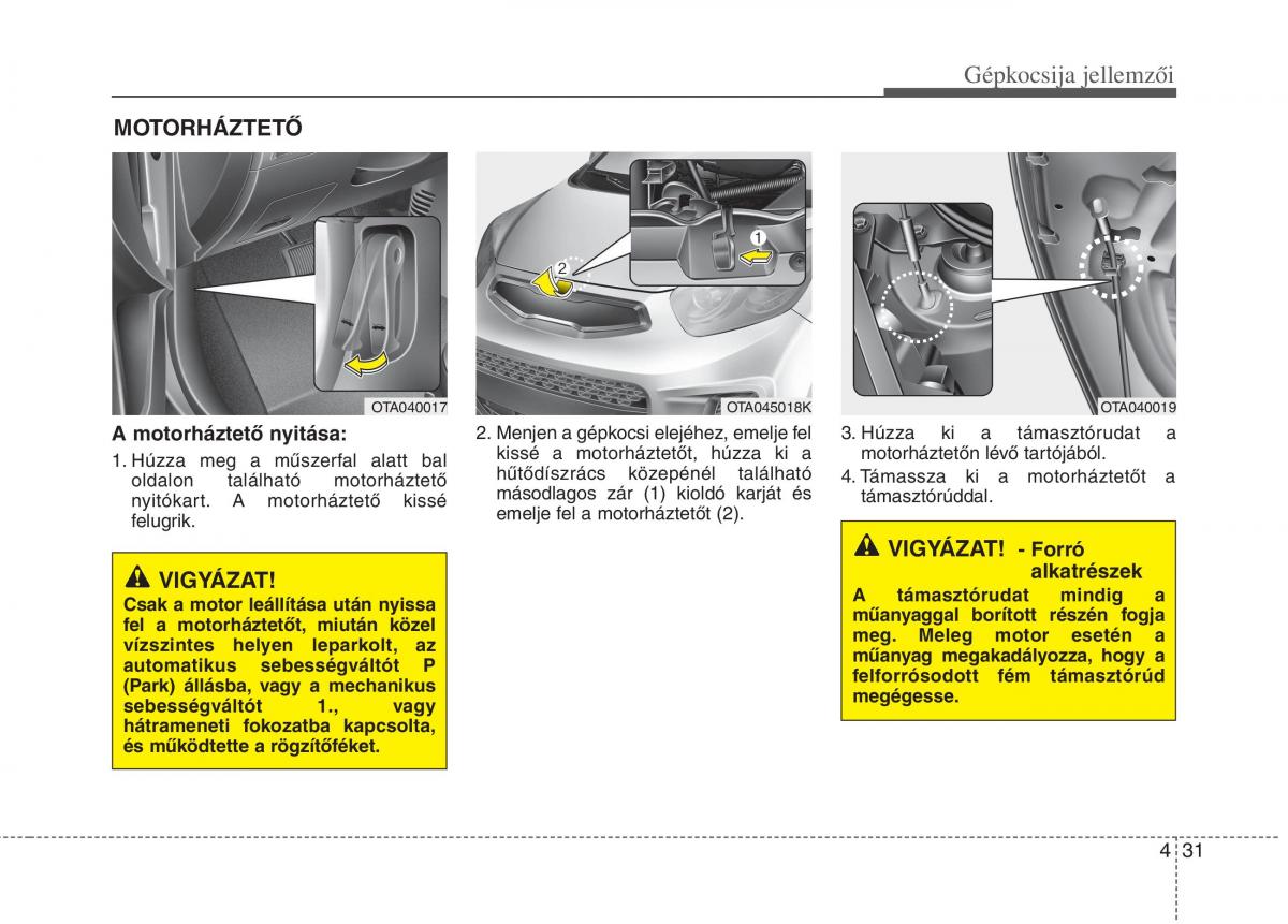 KIA Picanto II 2 Kezelesi utmutato / page 113