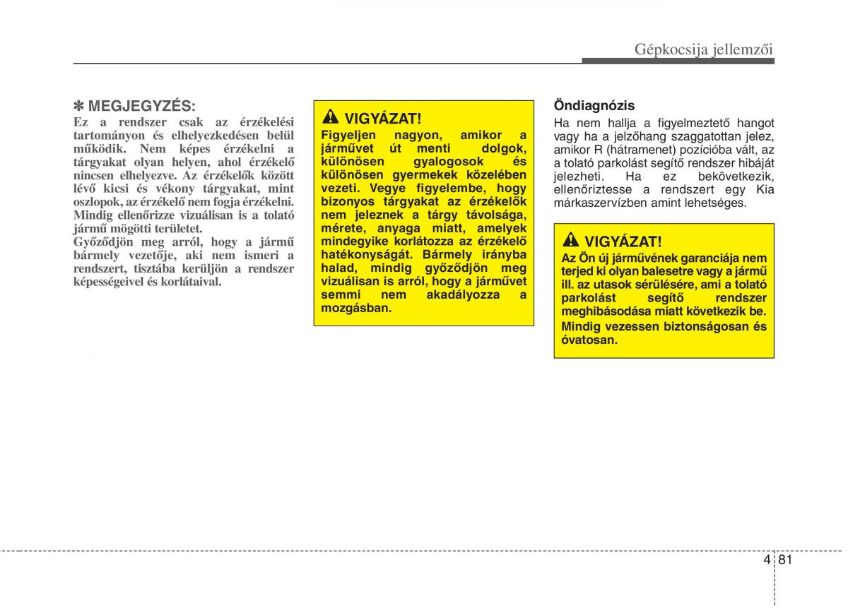 KIA Picanto II 2 Kezelesi utmutato / page 163