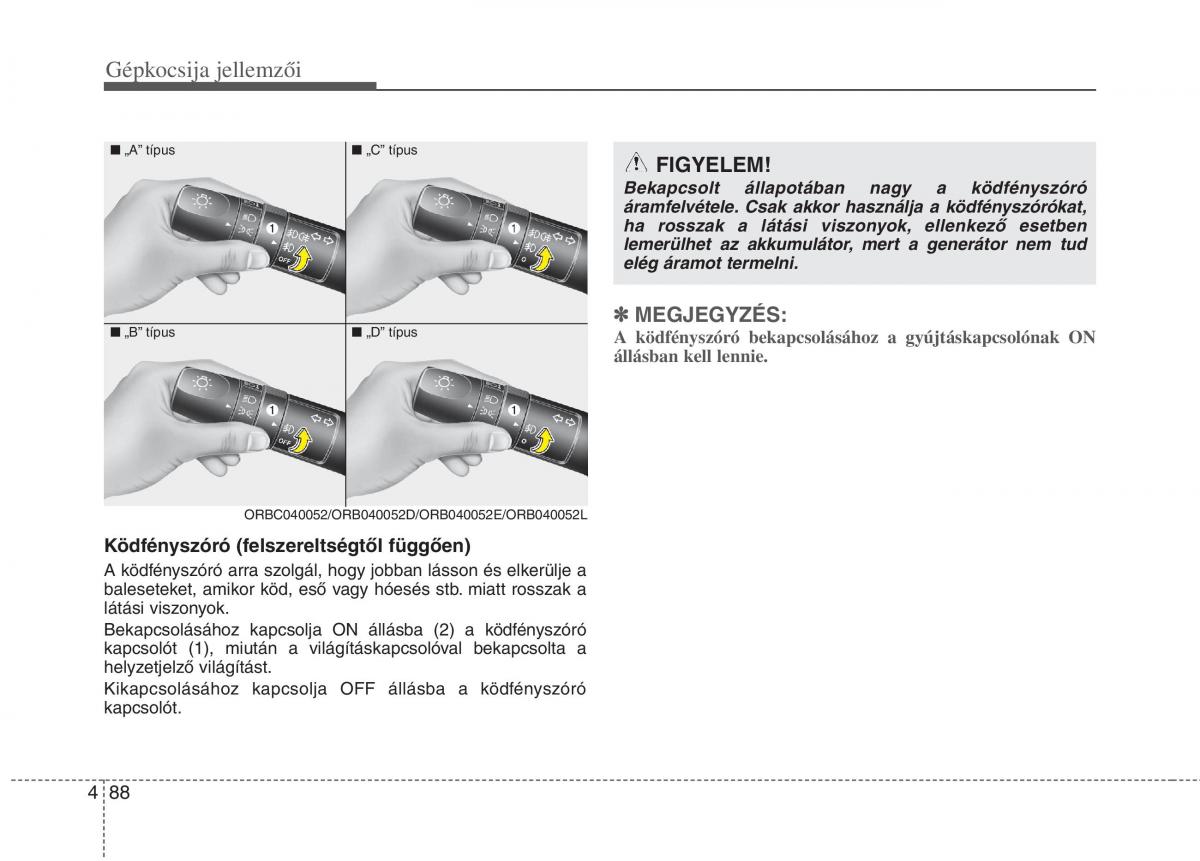 KIA Picanto II 2 Kezelesi utmutato / page 170