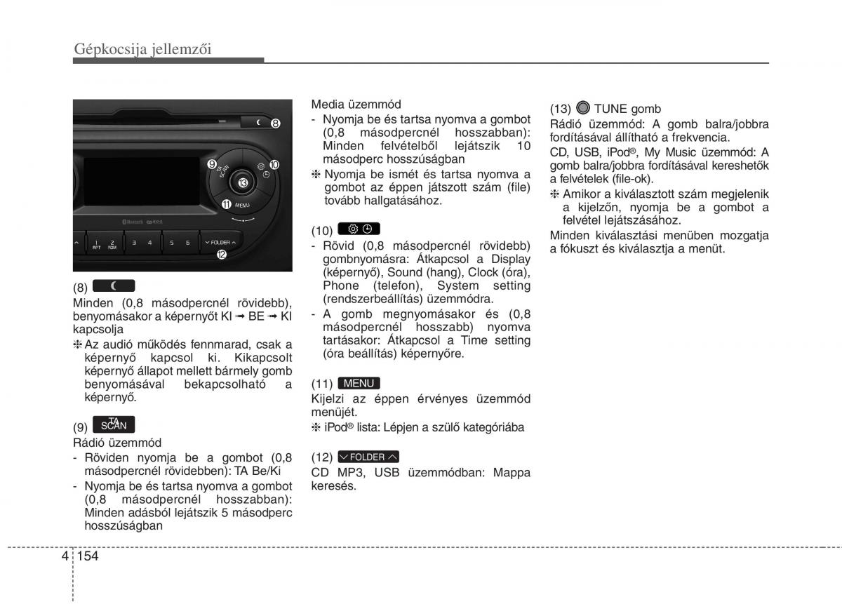 KIA Picanto II 2 Kezelesi utmutato / page 236